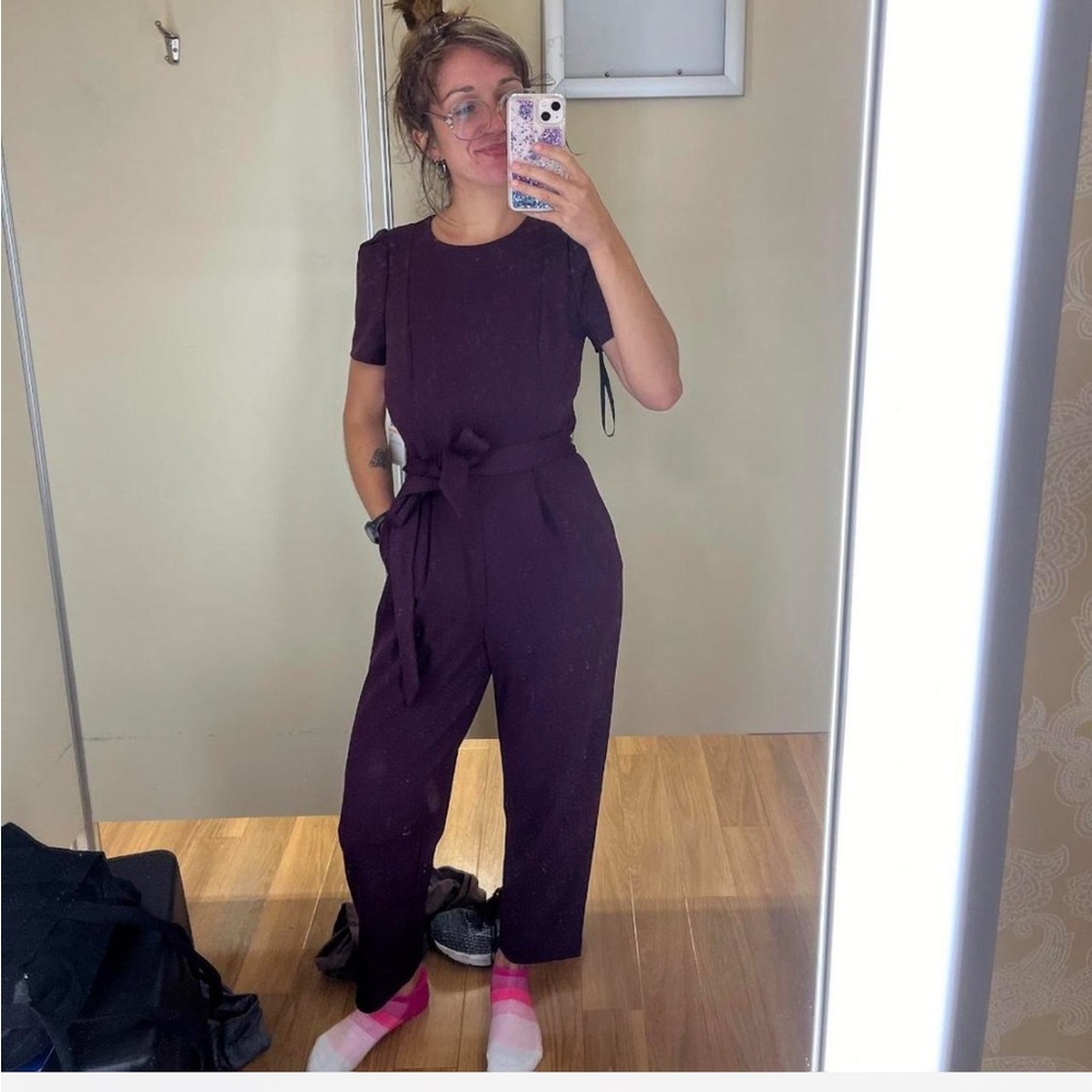 Calvin Klein Puff Sleeve Jumpsuit, originally $140. Never worn!